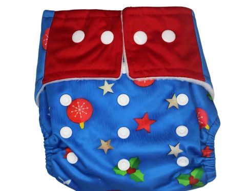 Cloth Diaper Blue with Star