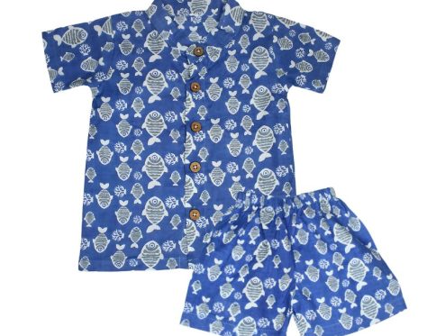 Co-ord Set Blue Fish