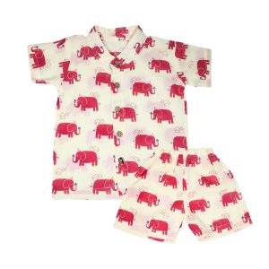 Co-ord Set Pink Elephant