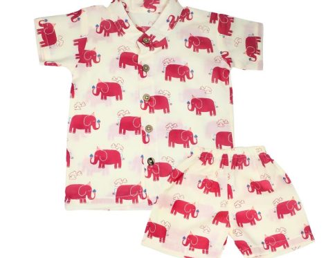 Co-ord Set Pink Elephant