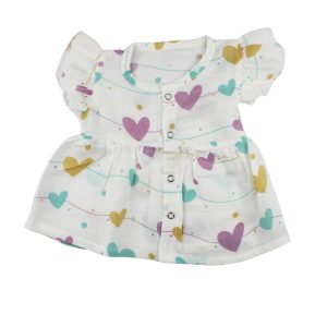 Muslin Frill Frocks Colour Heart