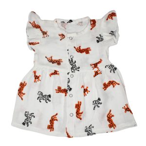 Muslin Frill Frocks Giraffe