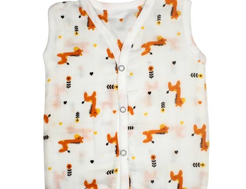 Muslin Jabla Orange Giraffe