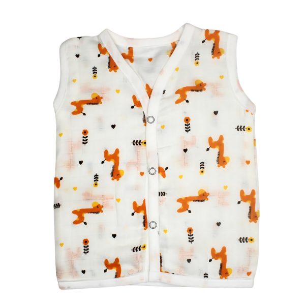 Muslin Jabla Orange Giraffe