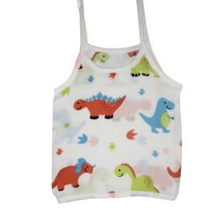 Muslin Knot Jabla - Dinosaur Print