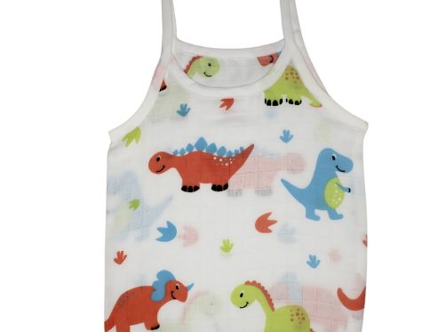 Muslin Knot Jabla - Dinosaur Print