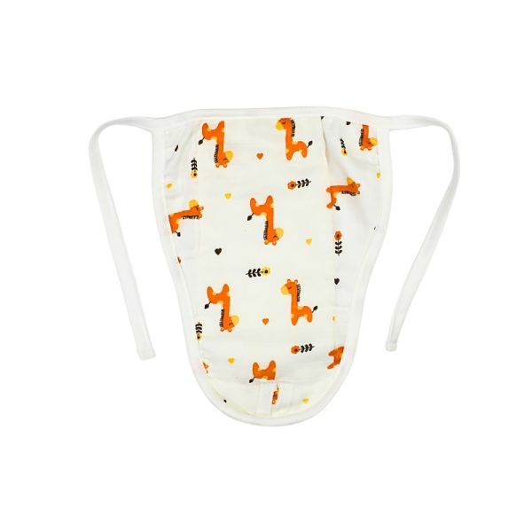 Muslin Nappy Orange Giraffe