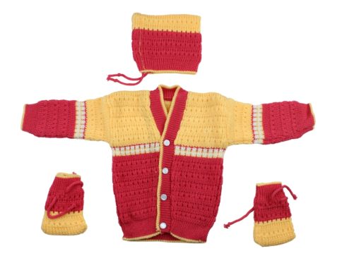 Sweater Red and Yellow Colour