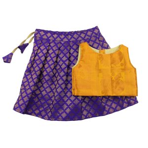 Purple and Mustard Yellow Minipattu