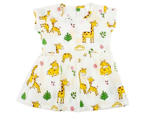 Cotton Frock Giraffe