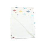 Muslin 8-Layer Blanket Aeroplane Backside