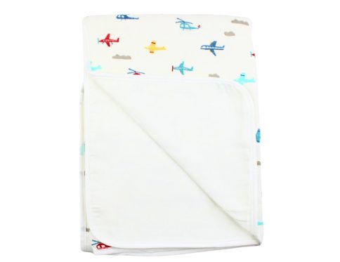 Muslin 8-Layer Blanket Aeroplane Backside