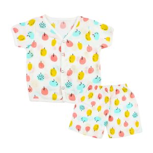 Muslin Co-ord Set Apple