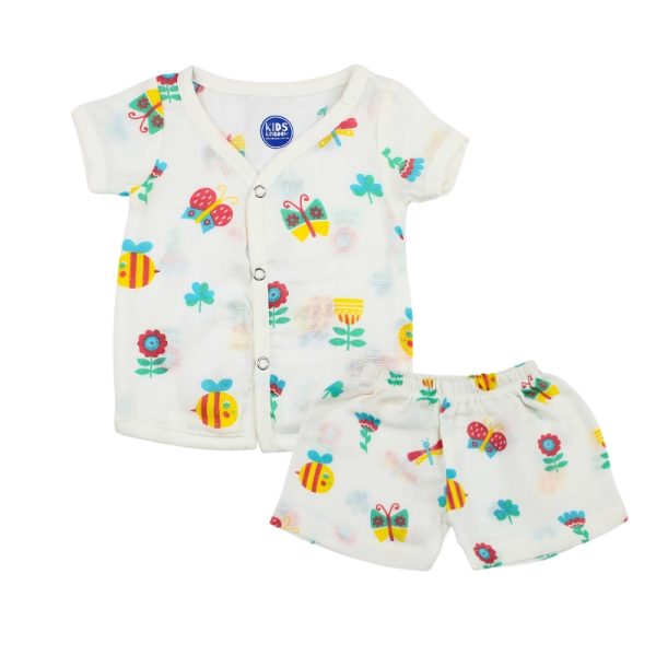 Muslin Co-ord Set Bee and Dragonfly