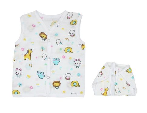 Muslin Jabla Nappy Set Animals