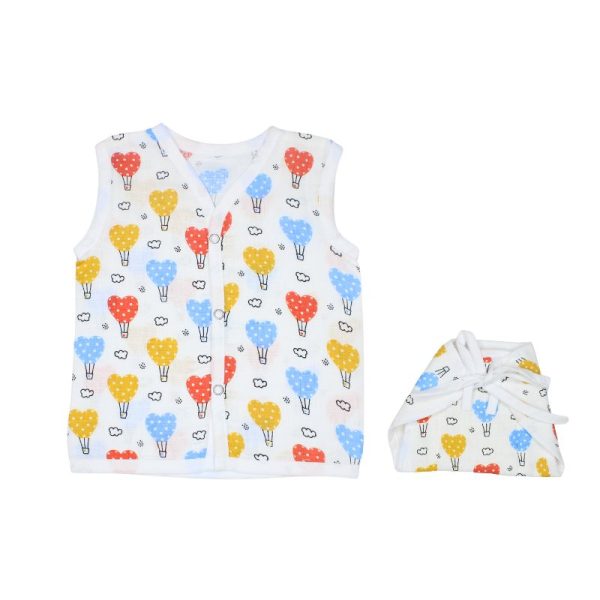 Muslin Jabla Nappy Set Colour Air Balloon