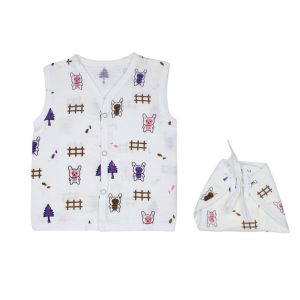 Muslin Jabla Nappy Set Fence