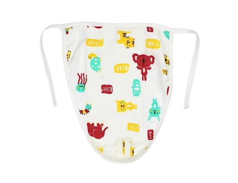 Muslin Nappy Red Elephant