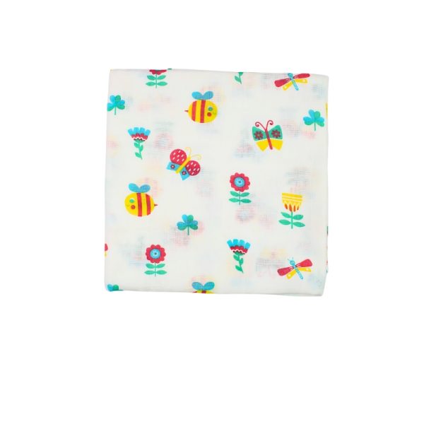 Muslin Swaddle Bee and Butterfly