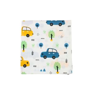 Muslin Swaddle Cars