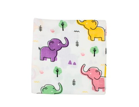 Muslin Swaddle Elephant