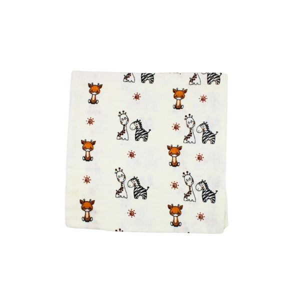 Muslin Swaddle Giraffe and Zebra