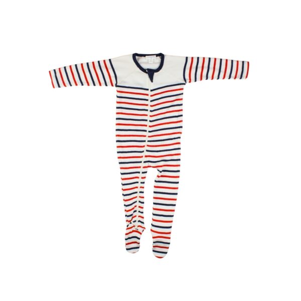 Jumpsuit Red And Blue Stripes